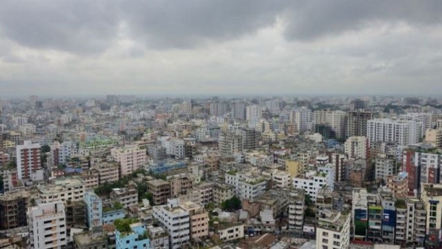 ঢাকা শহর। পুরোনো ছবি